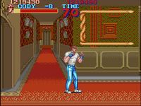 une photo d'Ã©cran de Final Fight sur Nintendo Super Nes